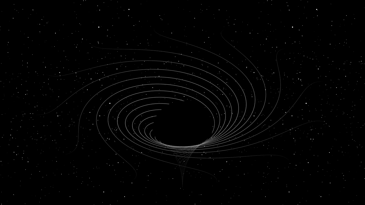 gif of a blackhole sucking in a planet